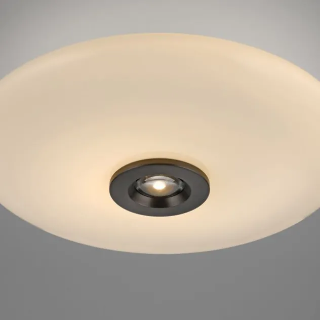 Neuhaus PURE® LED Deckenleuchte PURE Vitrum, dark-metal brown, dimmbar