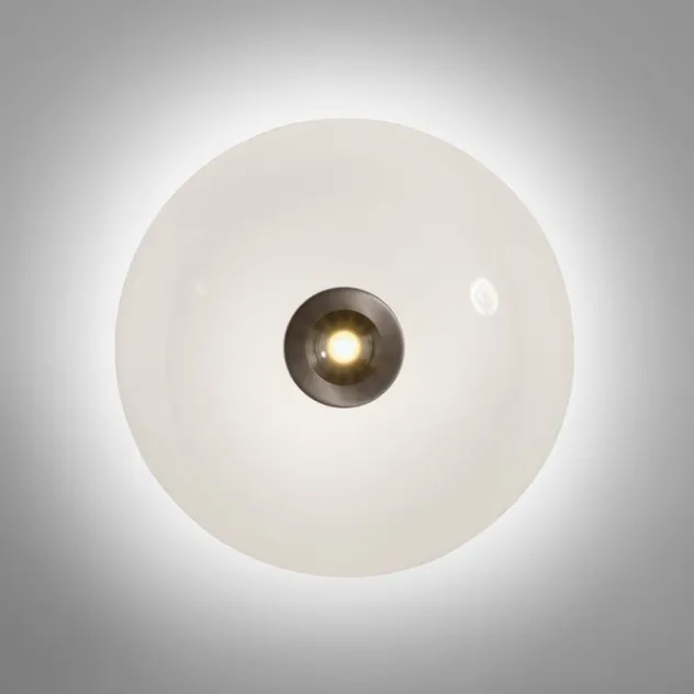 Neuhaus PURE® LED Deckenleuchte PURE Vitrum, dark-metal brown, dimmbar