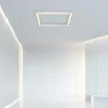 Neuhaus PURE® LED Deckenleuchte PURE Lines Square diamond (alu) 55x55cm dimmbar