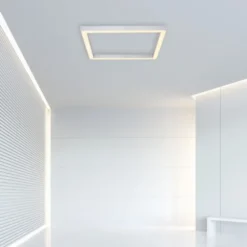 Neuhaus PURE® LED Deckenleuchte PURE Lines Square diamond (alu) 55x55cm dimmbar