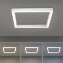 Neuhaus PURE® LED Deckenleuchte PURE Lines Square diamond (alu) 55x55cm dimmbar