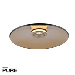 Neuhaus PURE® LED Deckenleuchte Pure Moon, bronce, Amberfarben, dimmbar