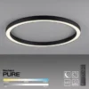 Neuhaus PURE® LED Deckenleuchte PURE Lines Round, graphite, 70cm, CCT, Fernbedienung
