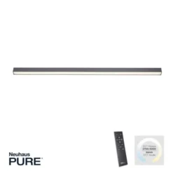 Neuhaus PURE® LED Deckenleuchte PURE Lines Straight graphite dimmbar