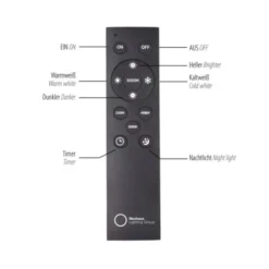 Neuhaus PURE® LED Deckenleuchte PURE Lines Straight graphite dimmbar