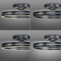 Neuhaus PURE® LED Deckenleuchte PURE Loop, mystic grey, Fernbedienung
