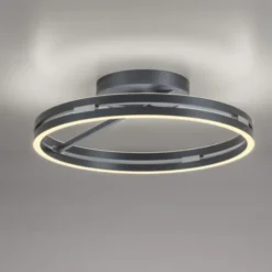 Neuhaus PURE® LED Deckenleuchte PURE Loop, mystic grey, Fernbedienung