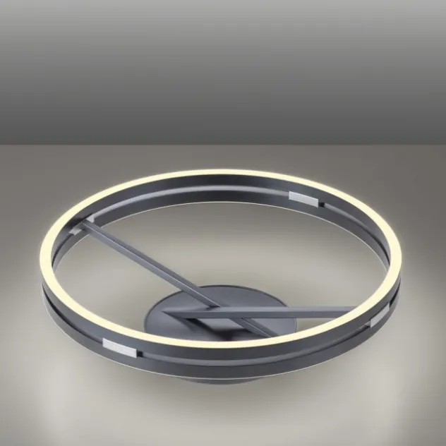 Neuhaus PURE® LED Deckenleuchte PURE Loop, mystic grey, Fernbedienung