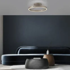 Neuhaus PURE® LED Deckenleuchte PURE Loop, bronce, dimmbar, Fernbedienung