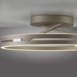 Neuhaus PURE® LED Deckenleuchte PURE Loop, bronce, dimmbar, Fernbedienung