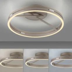 Neuhaus PURE® LED Deckenleuchte PURE Loop, bronce, dimmbar, Fernbedienung