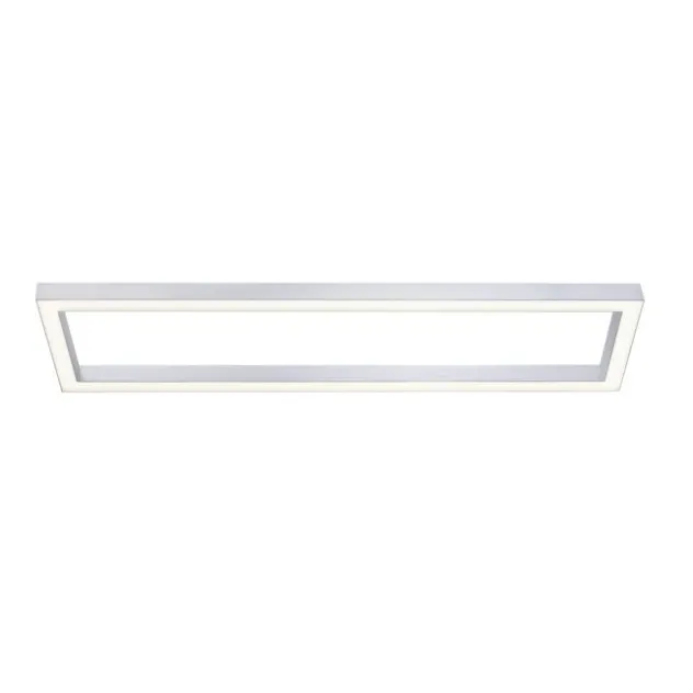Neuhaus PURE® LED Deckenleuchte PURE Lines Square diamond, (alu) Frame 110x30cm