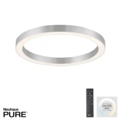 Neuhaus PURE® LED Deckenleuchte PURE Lines Round, diamond (alu), 50 cm, dimmbar
