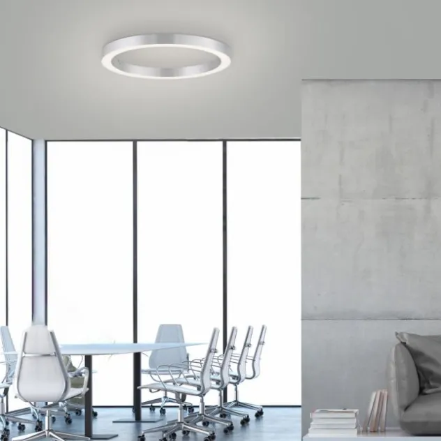 Neuhaus PURE® LED Deckenleuchte PURE Lines Round, diamond (alu), 50 cm, dimmbar