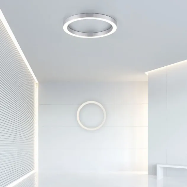Neuhaus PURE® LED Deckenleuchte PURE Lines Round, diamond (alu), 50 cm, dimmbar