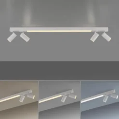 Neuhaus PURE® LED Deckenleuchte PURE Lines Spot, snow, dimmbar, Funk-Fernbedienung