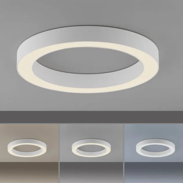 Neuhaus PURE® LED Deckenleuchte PURE Lines round, snow, 35 cm, dimmbar