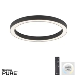 Neuhaus PURE® LED Deckenleuchte PURE Lines Round, graphite, 50cm, dimmbar, CCT