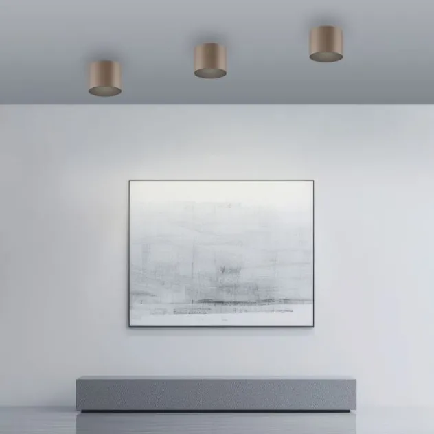 Neuhaus PURE® LED Deckenleuchte PURE Point, bronce, Indoor, dimmbar