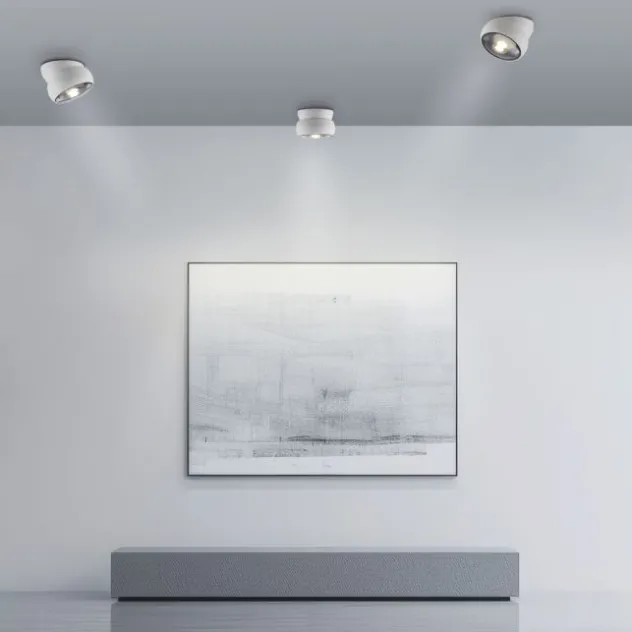 Neuhaus PURE® LED Deckenleuchte PURE Move, snow, dimmbar, dreh- und schwenkbar, Tronicdimmer