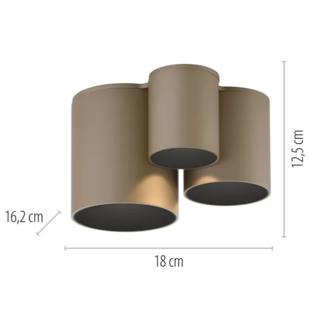 Neuhaus PURE® LED Deckenleuchte PURE Point, bronce, Indoor dimmbar