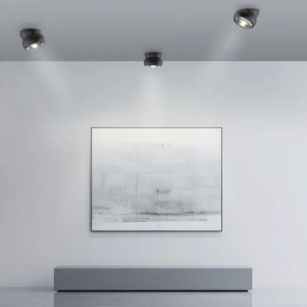 Neuhaus PURE® LED Deckenleuchte PURE Move, black pearl, Dimmer, dreh- schwenkbar