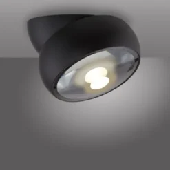 Neuhaus PURE® LED Deckenleuchte PURE Move, black pearl, Dimmer, dreh- schwenkbar