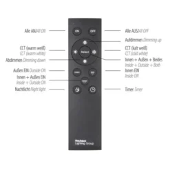 Neuhaus PURE® LED Deckenleuchte PURE Neo, aluminium gebürstet, 120x30cm, dimmbar