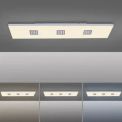 Neuhaus PURE® LED Deckenleuchte PURE Neo, aluminium gebürstet, 120x30cm, dimmbar