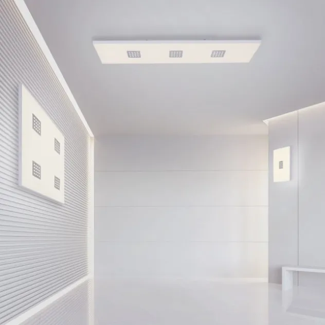 Neuhaus PURE® LED Deckenleuchte PURE Neo, aluminium gebürstet, 120x30cm, dimmbar