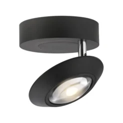Neuhaus PURE® LED Deckenleuchte PURE Oculis, black pearl , Tronicdimmer, dreh+schwenkbar