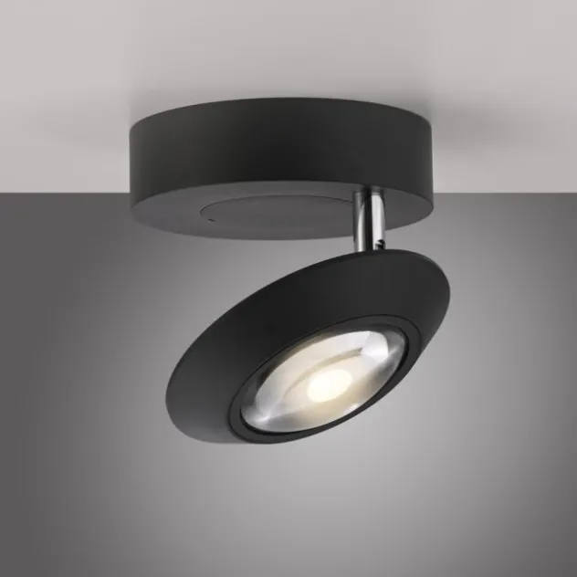 Neuhaus PURE® LED Deckenleuchte PURE Oculis, black pearl , Tronicdimmer, dreh+schwenkbar