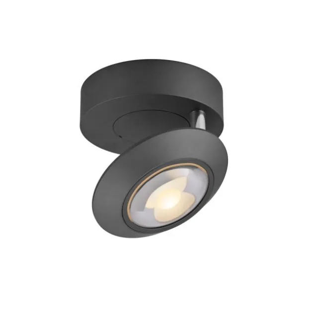 Neuhaus PURE® LED Deckenleuchte PURE Oculis, black pearl , Tronicdimmer, dreh+schwenkbar