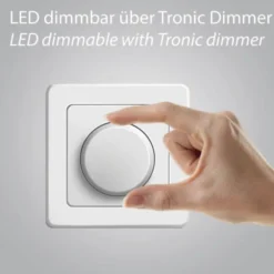 Neuhaus PURE® LED Deckenleuchte PURE Oculis, diamond, Tronicdimmer, dreh+schwenkbar