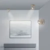 Neuhaus PURE® LED Deckenleuchte PURE Oculis, bronce, Tronicdimmer, dreh+schwenkbar
