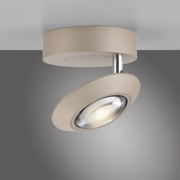 Neuhaus PURE® LED Deckenleuchte PURE Oculis, bronce, Tronicdimmer, dreh+schwenkbar