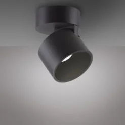 Neuhaus PURE® LED Deckenleuchte PURE Cup, black pearl, dimmbar, dreh- und schwenkbar