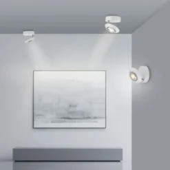 Neuhaus PURE® LED Deckenleuchte PURE Oculis, snow, Tronicdimmer, dreh+schwenkbar