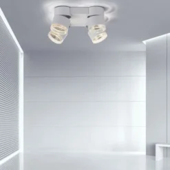 Neuhaus PURE® LED Deckenleuchte PURE Nola weiß 4 flammig drehbar dimmbar