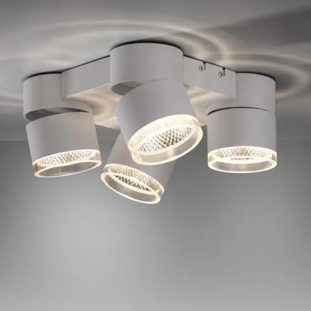 Neuhaus PURE® LED Deckenleuchte PURE Nola weiß 4 flammig drehbar dimmbar