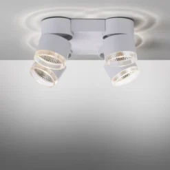 Neuhaus PURE® LED Deckenleuchte PURE Nola weiß 4 flammig drehbar dimmbar