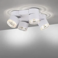 Neuhaus PURE® LED Deckenleuchte PURE Nola weiß 4 flammig drehbar dimmbar