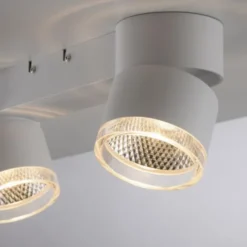 Neuhaus PURE® LED Deckenleuchte PURE Nola weiß 2 flammig drehbar dimmbar