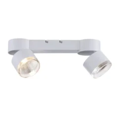Neuhaus PURE® LED Deckenleuchte PURE Nola weiß 2 flammig drehbar dimmbar