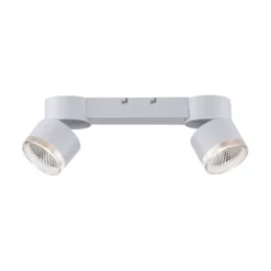 Neuhaus PURE® LED Deckenleuchte PURE Nola weiß 2 flammig drehbar dimmbar
