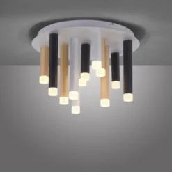 Neuhaus PURE® LED-Deckenleuchte PURE Gemin, Aluminium gebürstet, puristisches Design