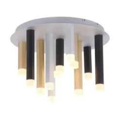 Neuhaus PURE® LED-Deckenleuchte PURE Gemin, Aluminium gebürstet, puristisches Design