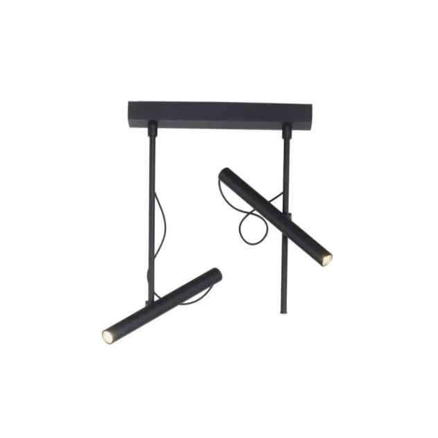Neuhaus PURE® LED Deckenleuchte PURE Tutua, 2-flammig, schwarz, drehbar