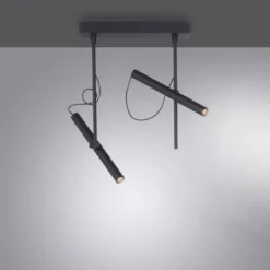 Neuhaus PURE® LED Deckenleuchte PURE Tutua, 2-flammig, schwarz, drehbar