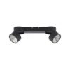 Neuhaus PURE® LED Deckenleuchte PURE Nola, schwarz, 2-flammig, drehbar, dimmbar